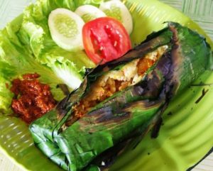 Resep Nasi Bakar Ikan Tongkol Kemangi